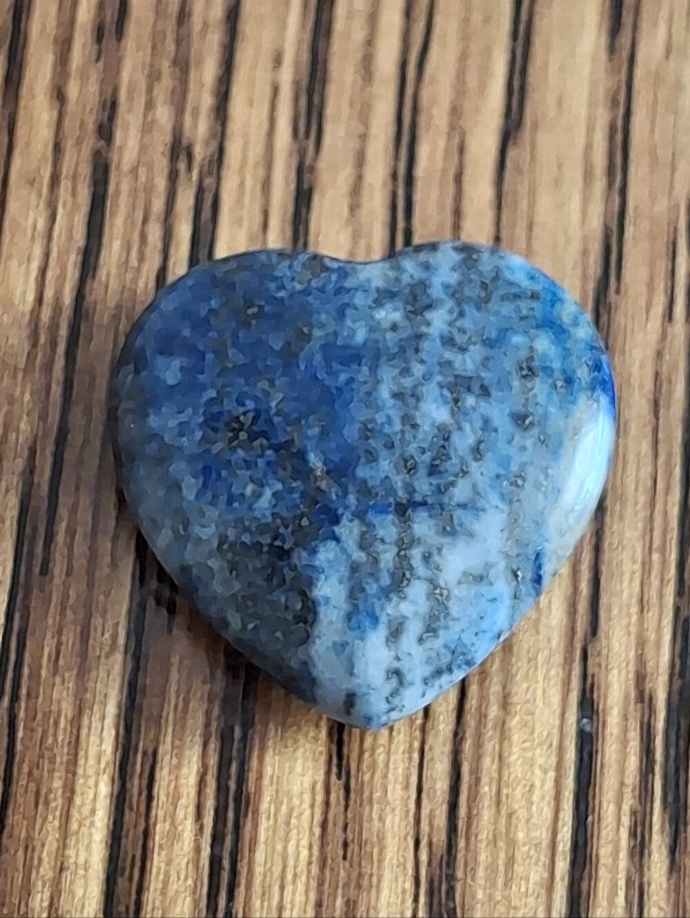 Sodalite Heart Shaped Natural Stone